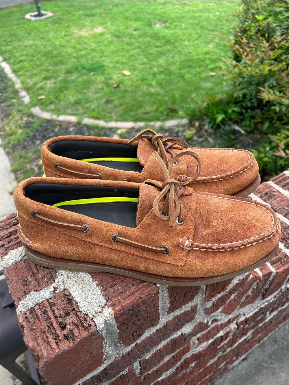 Rare Suede Sperry Gold Cup Size 11  
2-Eye Boat Shoe Men's Size